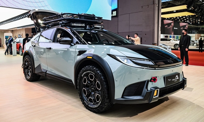 Toyota bZ5 FieldGo Concept tại triển lãm Thượng Hải. Ảnh: Catcher in the Rye