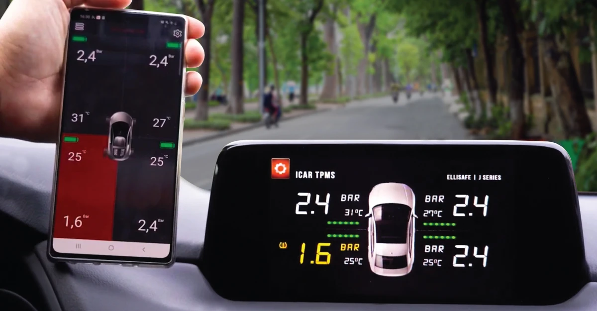 Cảm biến áp suất lốp ICAR Ellisafe J31 A dành cho Mazda