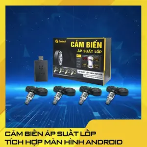 Cảm biến áp suất lốp tích hợp màn hình Android