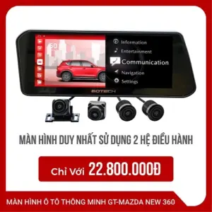 Màn Hình Gotech GT Mazda New 360