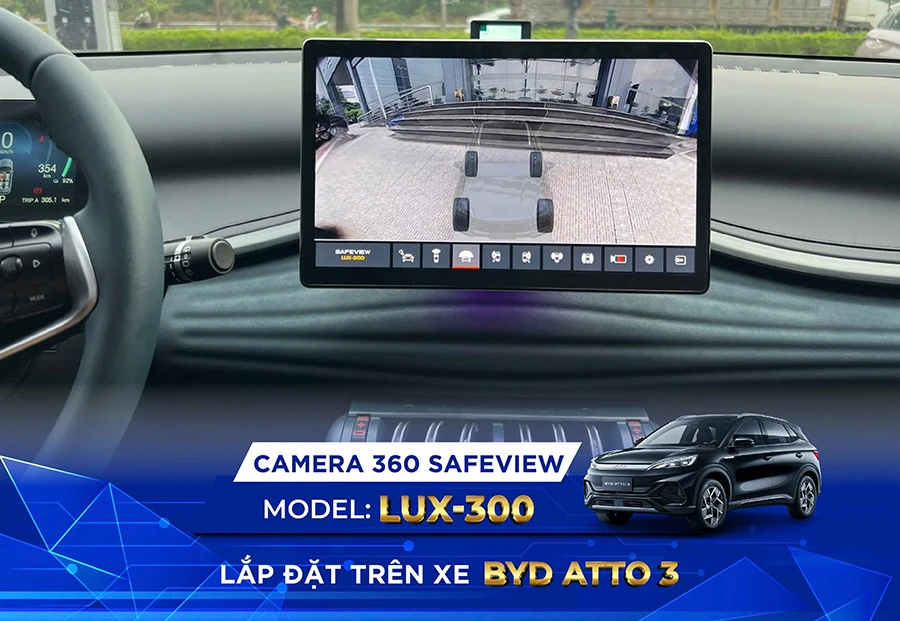 Camera 360 SAFEVIEW LUX-300 dành riêng BYD ATTO 3
