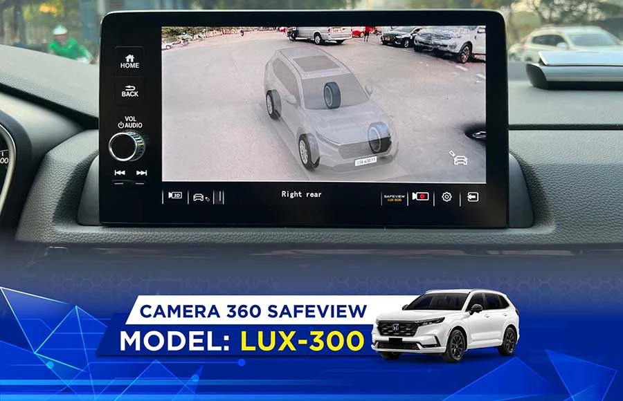 Camera 360 SAFEVIEW LUX-300 dành riêng HONDA