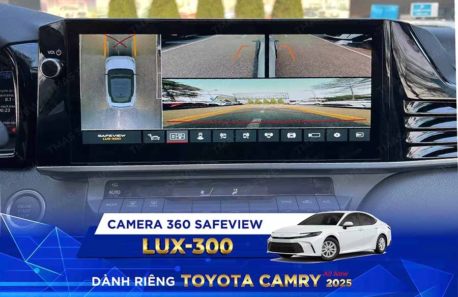 Camera 360 Safeview LUX – 300 dành riêng Toyota Camry All New 2025