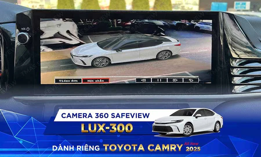 Camera 360 Safeview LUX – 300 dành riêng Toyota Camry All New 2025