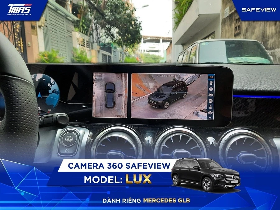 Camera 360 SAFEVIEW LUX dành riêng Mercedes &#8211; Lexus &#8211; BMW &#8211; Audi