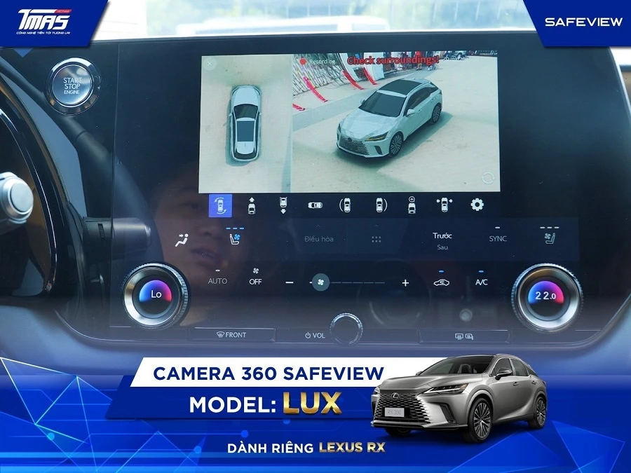 Camera 360 SAFEVIEW LUX dành riêng Mercedes &#8211; Lexus &#8211; BMW &#8211; Audi