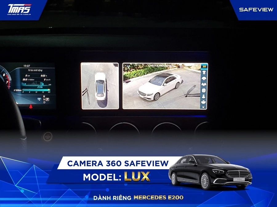 Camera 360 SAFEVIEW LUX dành riêng Mercedes &#8211; Lexus &#8211; BMW &#8211; Audi