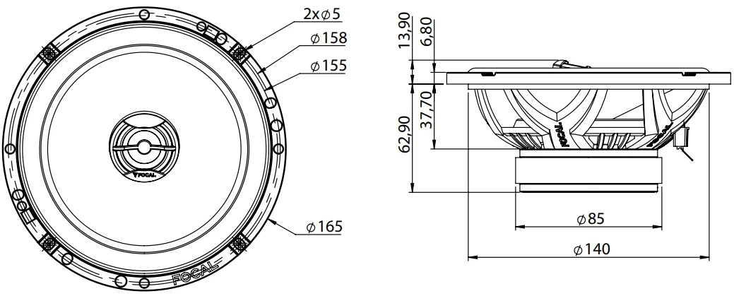 FOCAL 165 AC