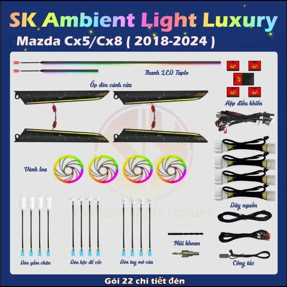 Led nội thất dùng riêng cx5-cx8
