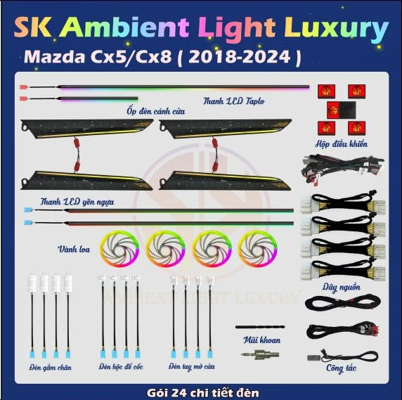 Led nội thất dùng riêng cx5-cx8