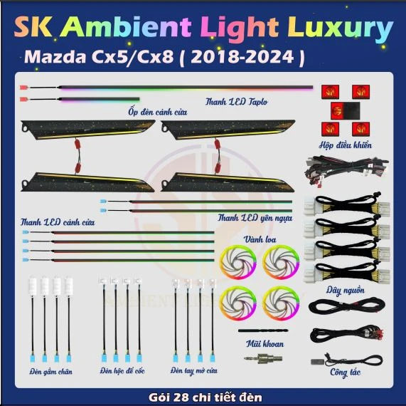 Led nội thất dùng riêng cx5-cx8