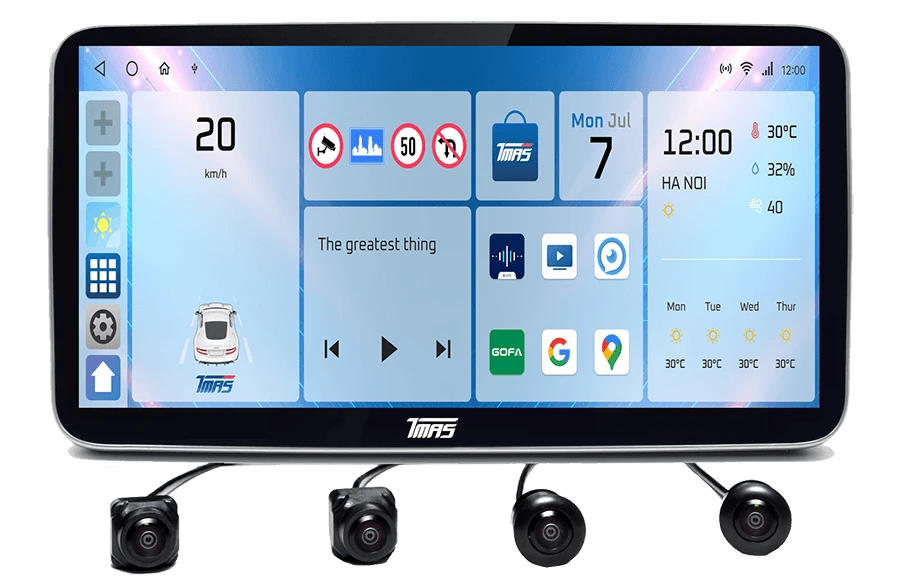 Màn hình liền camera 360 TMAS T600 PLUS &#8211; 10.33 inch
