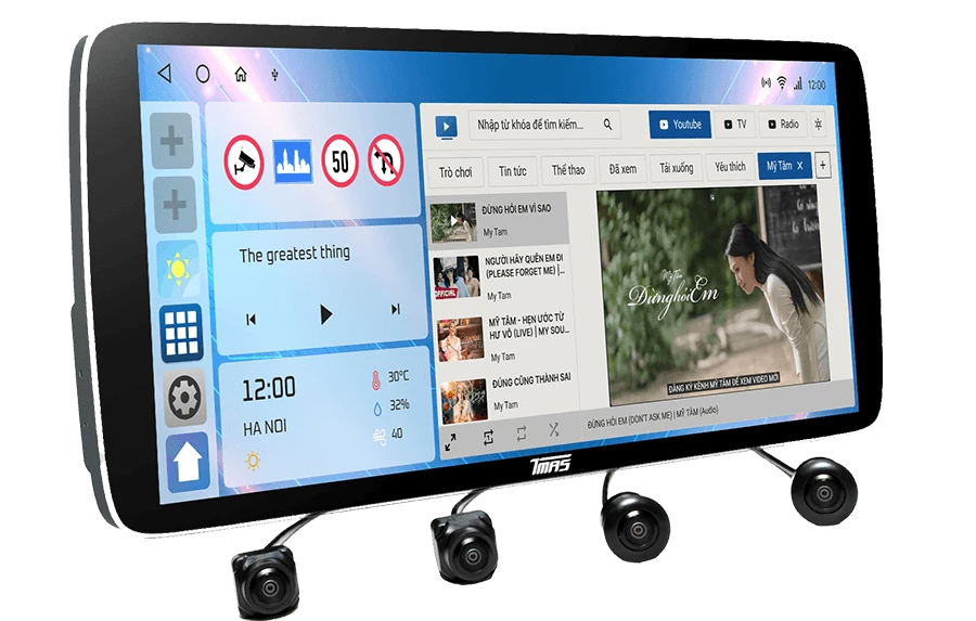 Màn hình liền camera 360 TMAS T600 PLUS &#8211; 10.33 inch