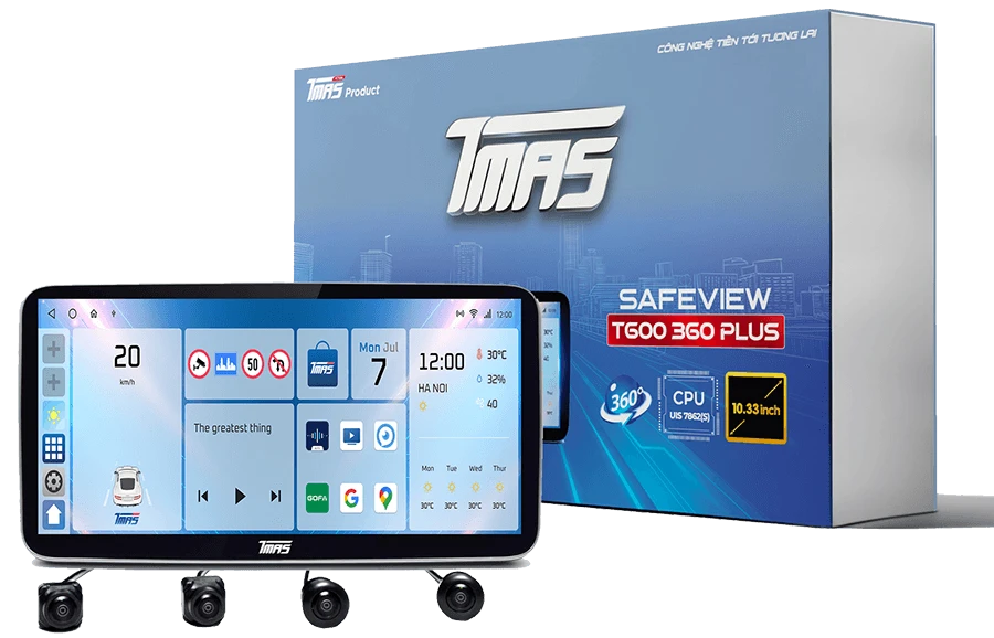 Màn hình liền camera 360 TMAS T600 PLUS &#8211; 10.33 inch