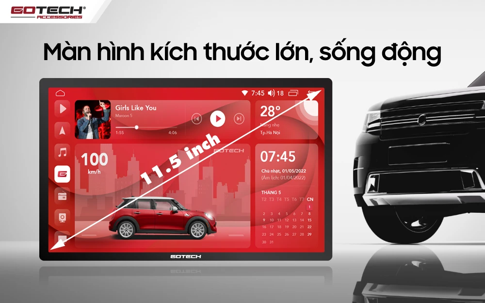 MÀN HÌNH Ô TÔ THÔNG MINH GOTECH GT11.5I
