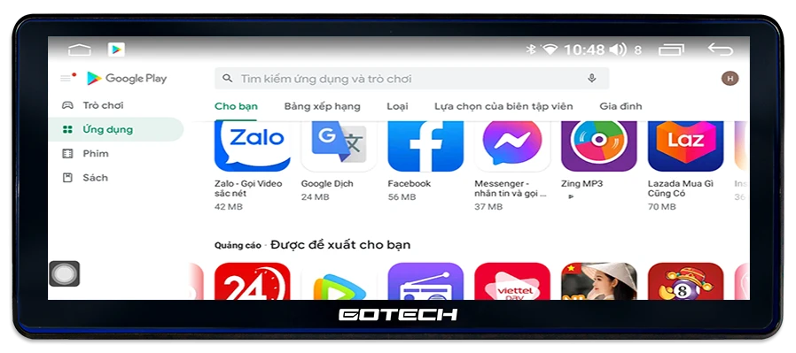 Màn hình ô tô thông minh GOTECH GT12.3i