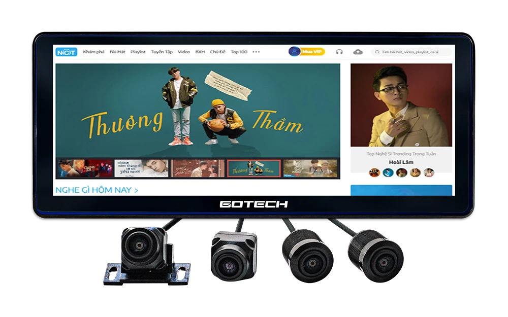 Màn hình ô tô thông minh GOTECH GT12.3i 360