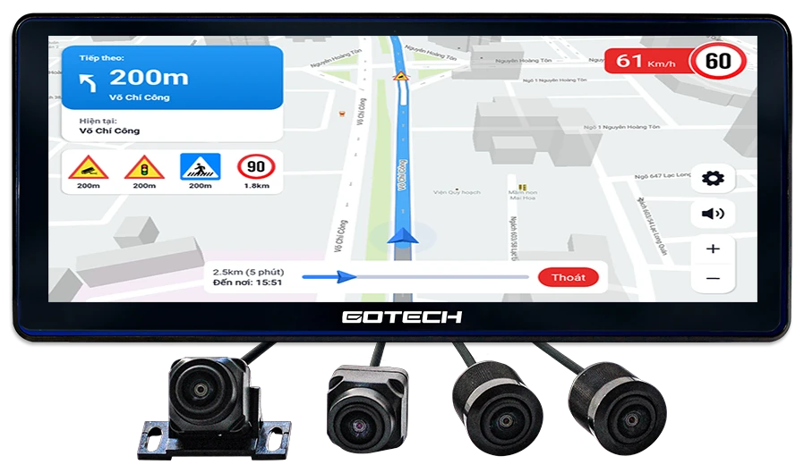 Màn hình ô tô thông minh GOTECH GT12.3i 360