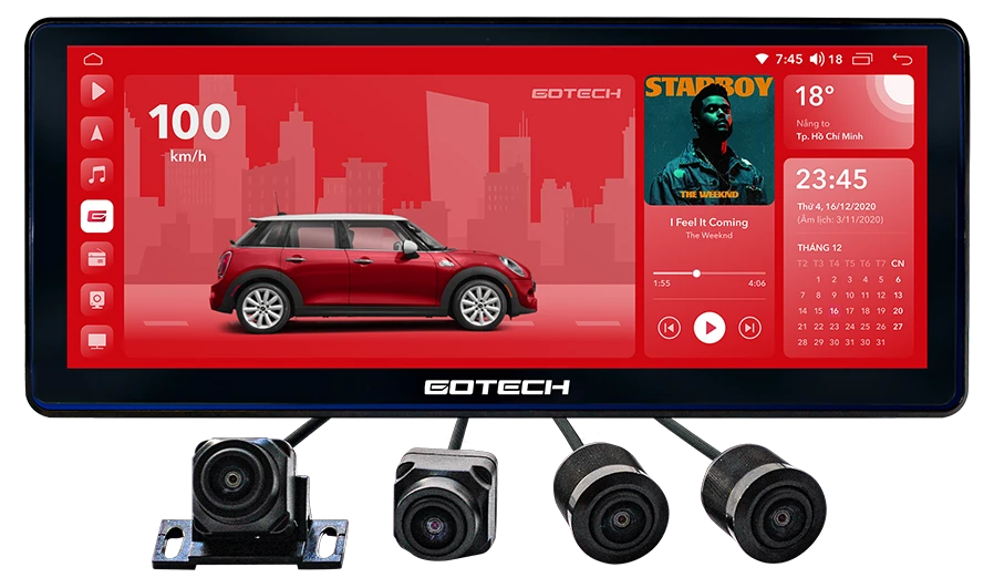Màn hình ô tô thông minh GOTECH GT12.3i 360