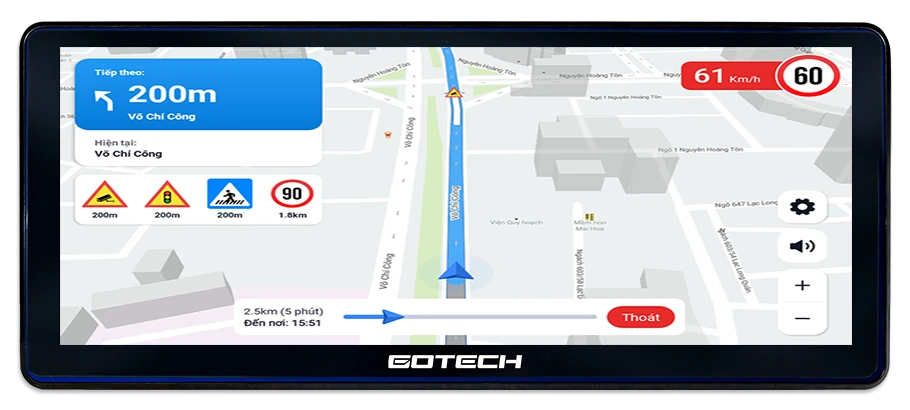 Màn hình ô tô thông minh GOTECH GT12.3i