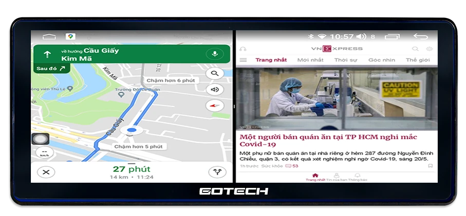 Màn hình ô tô thông minh GOTECH GT12.3i