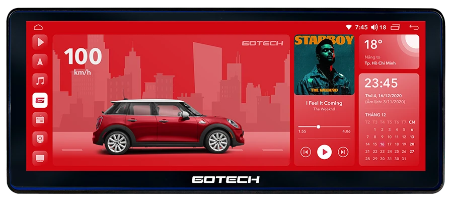 Màn hình ô tô thông minh GOTECH GT12.3i