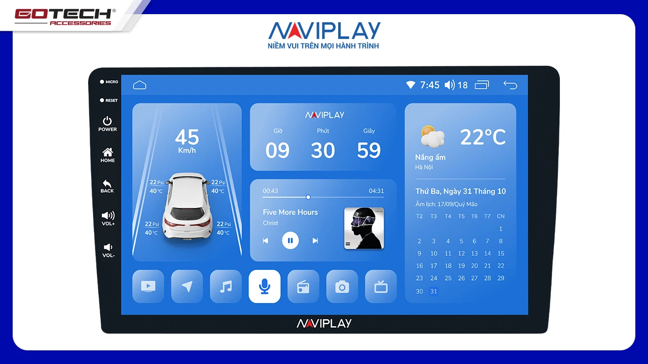 MÀN HÌNH Ô TÔ THÔNG MINH NAVIPLAY NC6