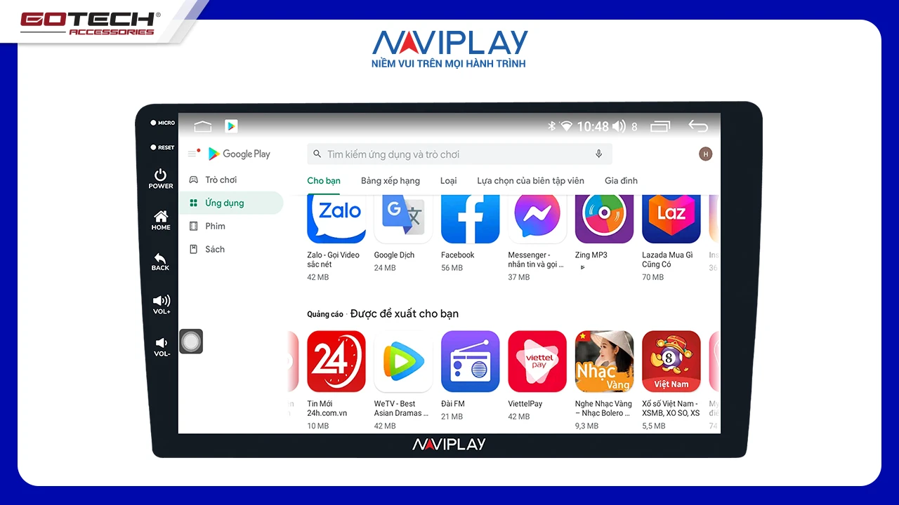 MÀN HÌNH Ô TÔ THÔNG MINH NAVIPLAY NC6